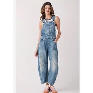 Free people / Good Luck Barrel Overall/ NWOT / sz Small